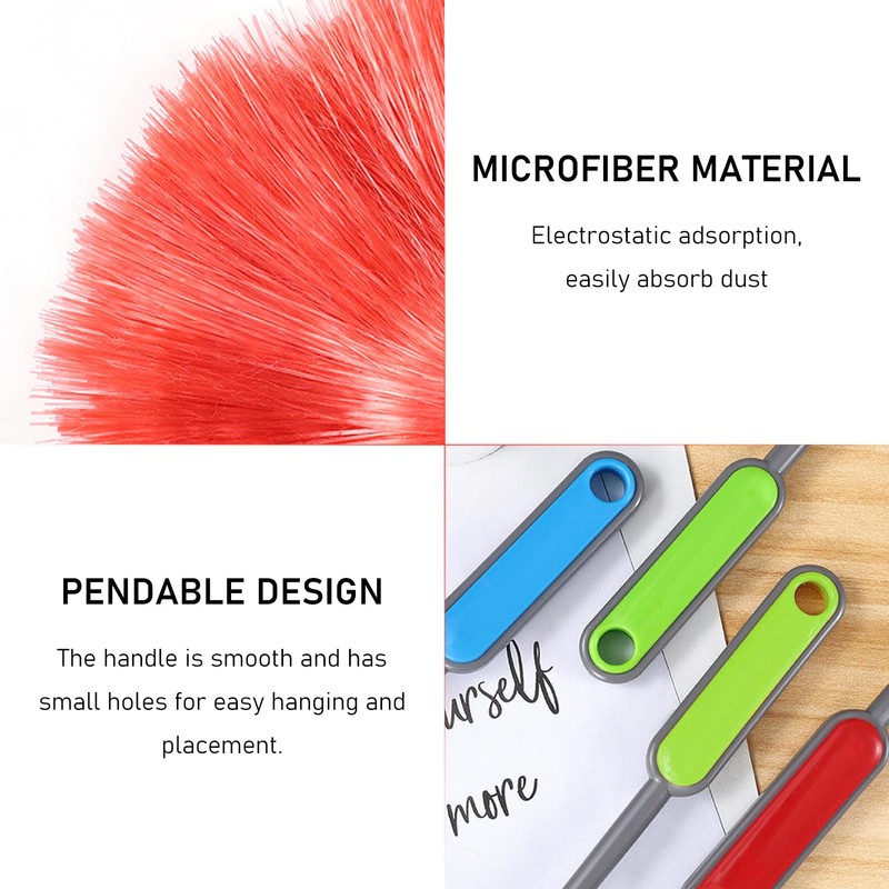 3 Hair Duster, 3 Cleaning Towels, Computer Dust Collector, Kitchen