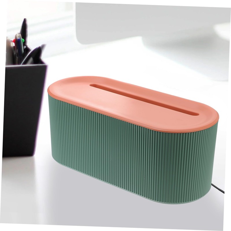 KOMBIUDA 1Pc Stylish Cable Storage Case Wire Storage Box for