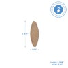 Wooden Joiner Biscuits, Size 0, Pack of 250 Pieces, Premium