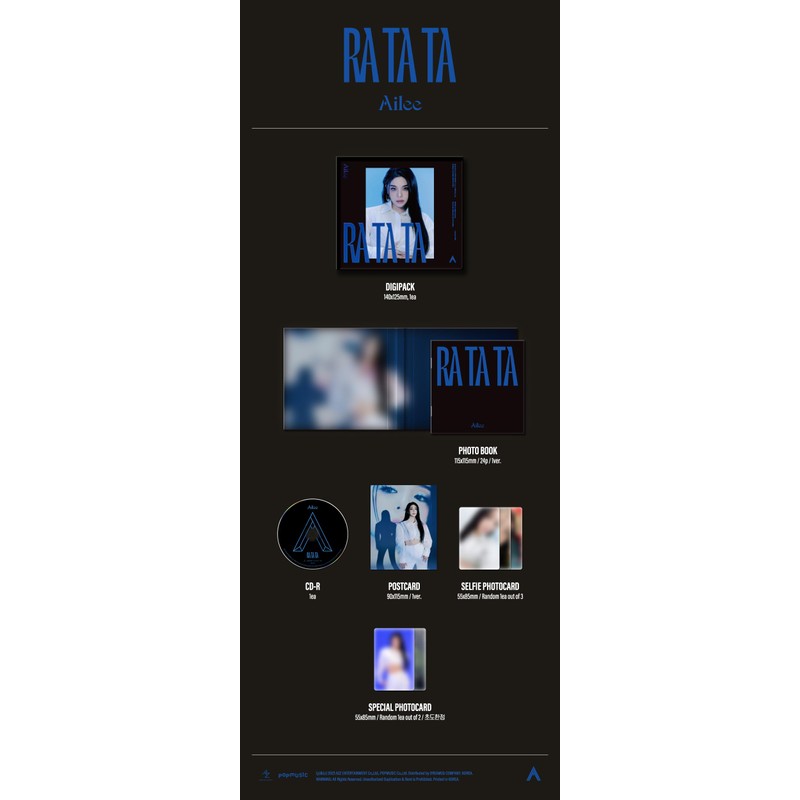 Ailee single ablum 'RA TA TA'(韓国盤）