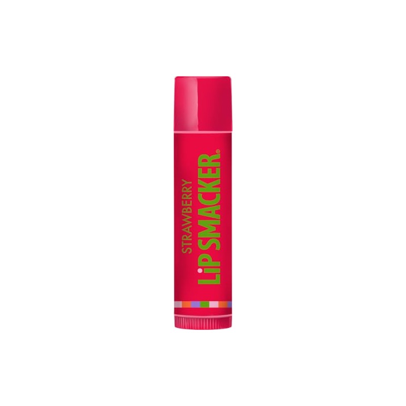 Lip Smacker Bálsamo labial de fresa, 0.14 onzas (paquete de