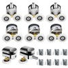 Pack of 8 Shower Door Rollers Replacement Parts, Replacement Rollers