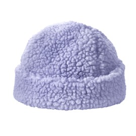 YAMEE Docker Cap Winter Women's Warm Docker Hat Men Foldable Winter Hat Women's Plush Light Soft Sailor Hat Brimless Hat Rolled Cuff Beanie Hat Women's Autumn / Winter (Cap Circumference: 58 cm),