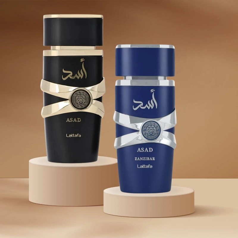 Lattafa Asad & Asad Zanzibar EDP Sprays 100ML (3.4 OZ)