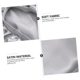 Minkissy 3pcs Satin Bonnet for Women Hair Dreadlocks Band Sleep Cap for Night Care Comfortable Hair Bonnet and Braids