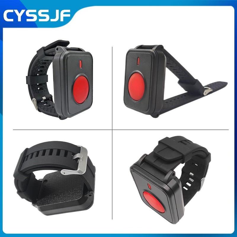 Wireless Call Strobe Light System for Elderly Wrist SOS to