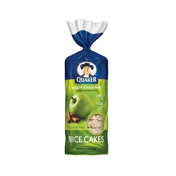 Quaker Rice Cakes Apple Cinnamon 6.53 Oz - 6 Unit Pack