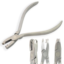 MASTERYD German Grade Dental Hole Punch Plier Thermal Forming Retainer Aligner Braces Pliers Lap Joint Style Premium Stainless Steel Orthodontics Tools