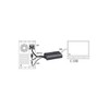 DeLock 62597 VGA to HDMI Adapter with Audio Black