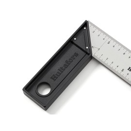 Angle Pro 255 mm x 45 mm made of aluminium by Hultafors I tolerance of ±0.03° I 45°/90°/135° I with scribe function and centre line I measuring function of lengths and angles I made in the EU I 260403