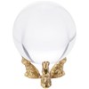 Bard's Brass toned Egg Stand/Holder, Rabbits, 2.125" Diameter, Pack of