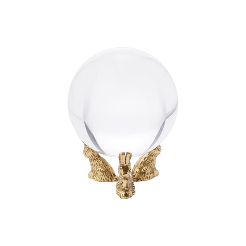 Bard's Brass toned Egg Stand/Holder, Rabbits, 2.125" Diameter, Pack of