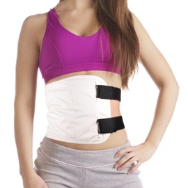 Rienkaco Castor Oil Pack Wrap - Reusable Organic Castor Oil Packs Wrap for Liver Detox and Fibroids, Castor Oil Pack Compress Kit with Velco Elastic Strap, Castor Pack Less Mess Anti Oil Leak