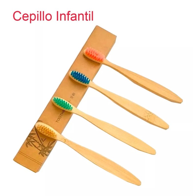 Veraly Cepillo Dental Ecológico Bambú Biodegradable 150 Pzs