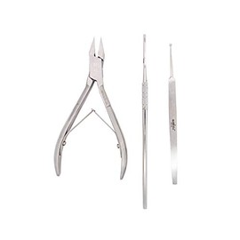 1 Alicate 1 Guiador 1 Cucharilla Podologo Pedicure Aashta