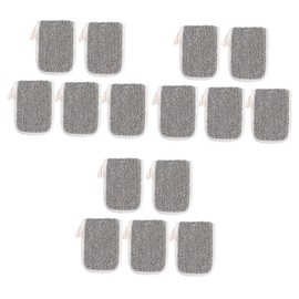 minkissy 15 Pcs Flip Soap Foam Net Exfoliating Soap Pocket Soap Mesh Bag Drawstring Soap Bag Foam Soap Holder Exfoliating Mesh Soap Clamshell Bath Products Cotton Linen