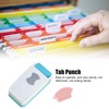 Tab Punch Handheld | File Folder Punch Label Paper Crafts