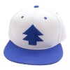Heroland Gorra Blanca Gravity Falls Dipper Pines Cap Beisbol Bordado