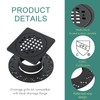 4 Inch Drain Grate Kit,Compatible with Schluter Kerdi Drain Flange,
