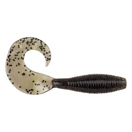 Berkley Powerbait Power Grubs Fishing Bait, 5", Salt & Pepper, 10Count, Salt/Pepper, Power Grubs