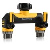 ZaakWang Hose Splitter, 2-Way Outdoor Faucet Splitter and Garden Hose