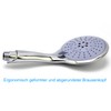 Shower Head Chrome with Stainless Steel Hose and Wall Mount