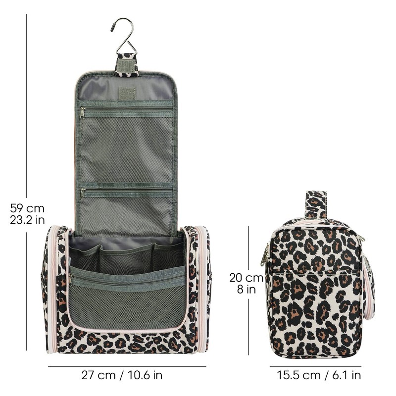 Large Hanging Toiletry Wash Bag Travel Makeup Cosmetic Organizer for