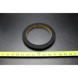 ENNIS ELECTRONICS 1 MDF SPEAKER RING SPACER 6.5 INCH CARPET WOOD 3/4 FIBERGLASS ENCLOSE RING-65CBK