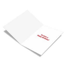 NobleWorks - 1 Funny Card for Birthdays - Elderly Humor, Bday Notecard Stationery - Do Me Vest C7193BDG
