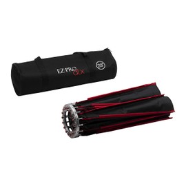 Fotodiox 28in EZ-Pro DLX Parabolic Softbox with Photogenic & Norman ML Compatible Speedring - Quick Collapsible 28in (70cm) Softbox with Silver Reflective Interior with Double Diffusion