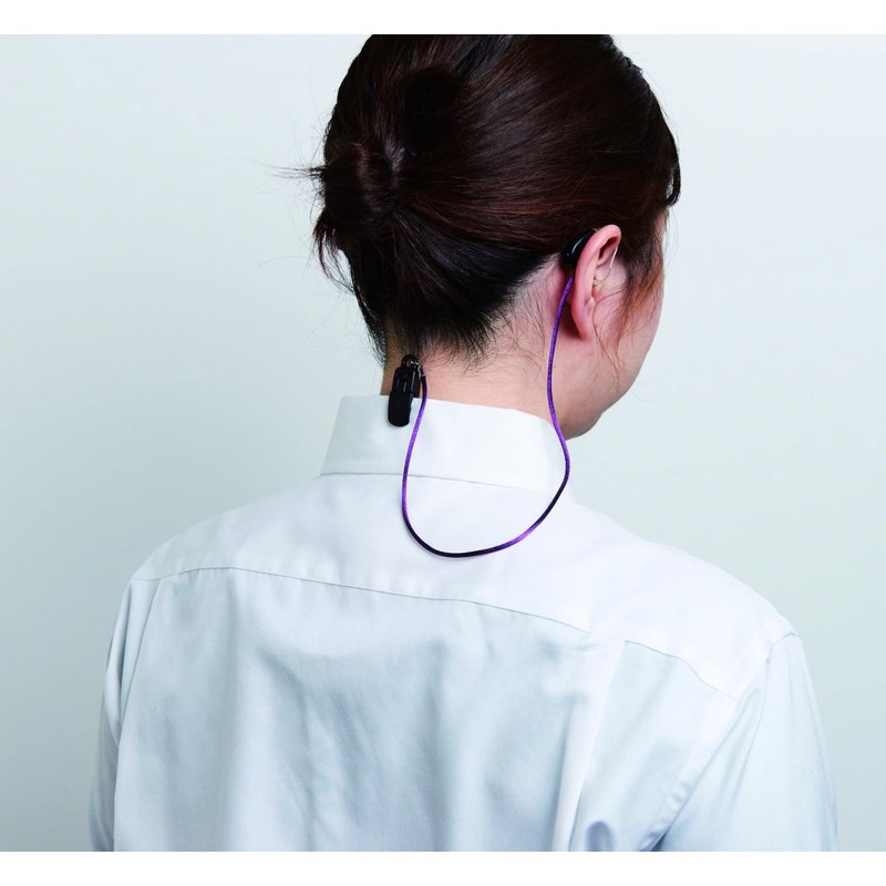 9215-01 Hearing Aid Strap Anti-Lost Anti-Drop Clip Black Single Ear