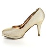 KISS & TELL Valonia-18 Women's Glitter Round Toe Slip On