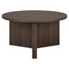 Henn&Hart Anders Coffee Table, 32" Wide, Brown
