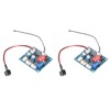 2pcs DC12V 4-Wire Thermostat, PWM Fan Speed Controller with Sensor,