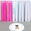 Haiki Multifunctional Knitting Needle Gauge Ruler Knitting Needle Measuring Tool