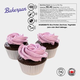 Bakerpan Purple Oil-Based Dye-Free Food Coloring Powder for Baking - 30g - Plant-Based, Natural Coloring for Buttercream Frosting, Chocolate, Candy Color, Icing, Cakes