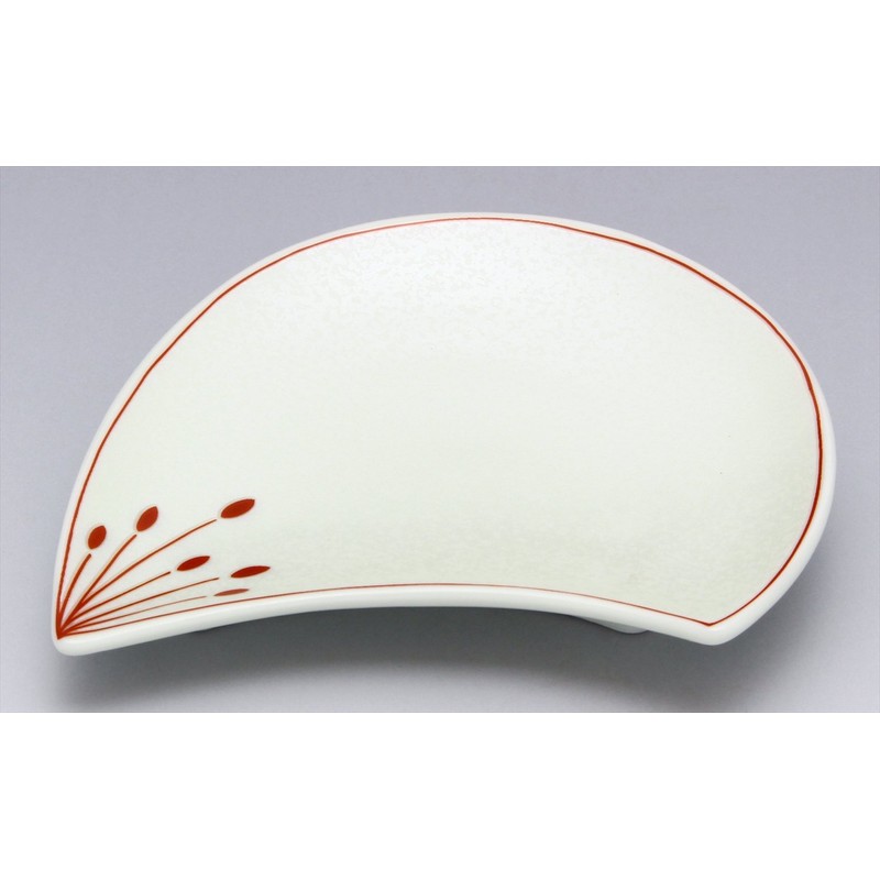 Arita Ware 97732 Koraku Kiln Plum Petal Small Plate, White