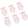 100Pcs Carrot Paper Clips Carrot Shape Strong Metal Anti Slip