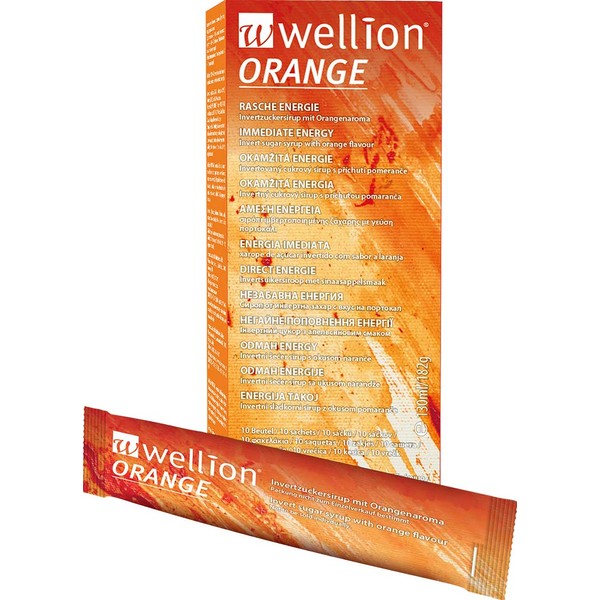 Wellion Orange Invert Sugar Syrup (1 x 10 Bags)