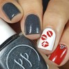 Whats Up Nails - Kisses Nail Stencils Stickers Vinyls for