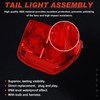 Tail Light Assembly Compatible With 2003-2005 Honda Pilot Left Driver