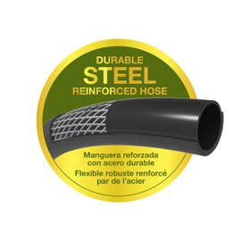 Sun Joe SPX-25HD 25-ft Universal Heavy-Duty Pressure Washer Extension Hose for SPX Series and Others, Black, Packaging may vary