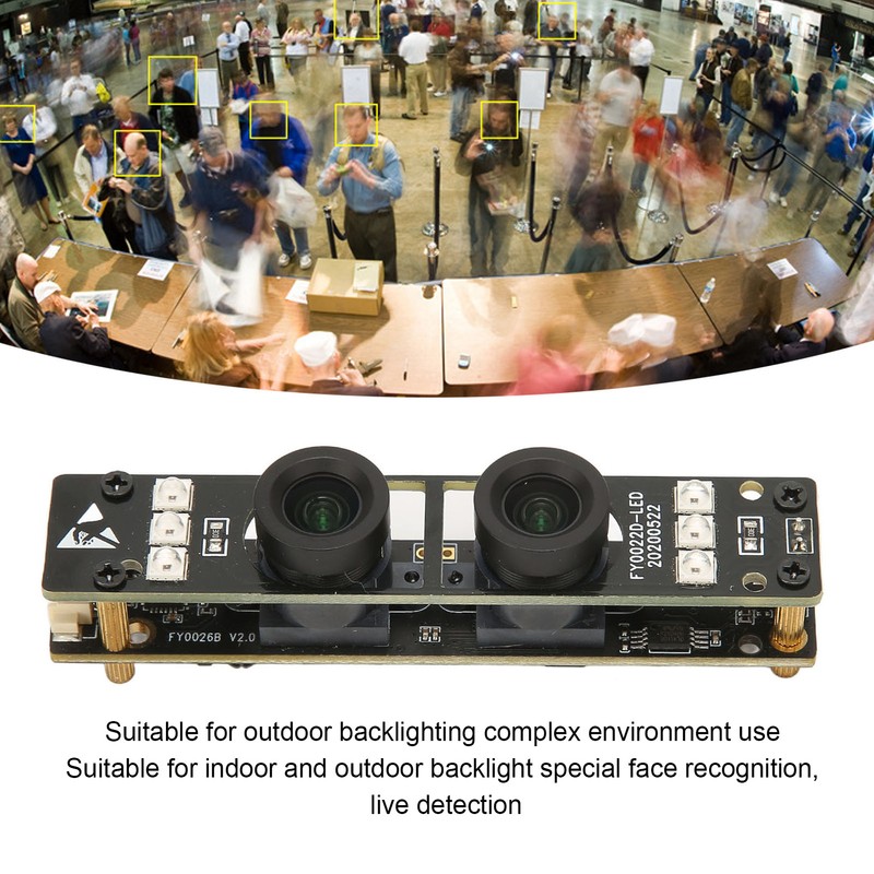 Dual Lens USB Camera Module 2MP 1080P Wide Dynamic Low
