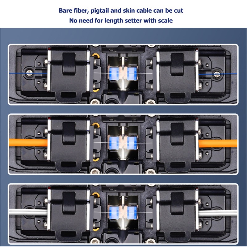Fiber Cleaver High Accuracy Cold Hot Welding Universal Automatic Incisive