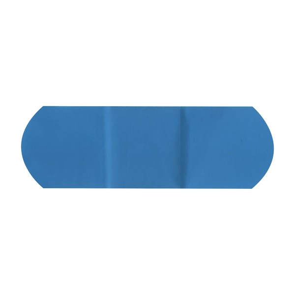 American White Cross - 1114025 Blue Metal Detectable Adhesive Strips, Sterile, Plastic, 1" x 3", 150 per Case, 10 Tray per Case (Pack of 1500)