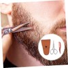 2Pcs Beard Trimming Scissors Set Small Precision Scissors with Portable