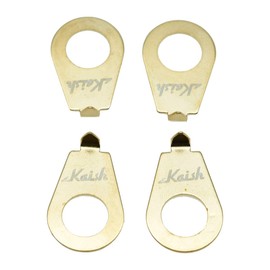 Dopro Set of 4 Gold LP Guitar Knobs Pointer Plate 8.5mm Knob Indicator for Epi LP Les Paul or Metric Pots