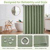 Sage Green Waffle Shower Curtain, Waffle Texture Green Bathroom Curtain