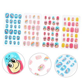 FOMIYES 96pcs False Nails Digital Jewelry Wearable Decoration Cash Tin Barrette Baseball Rhinestones Foldable Feeder Custom Stick on Nails Vacuums Loupes Budgie Abs