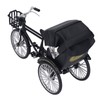 Rickshaw Model Retro Design Decorative Interesting Alloy 3 Wheel Rickshaw